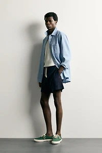 RELAXED FIT TERRY SHORTS