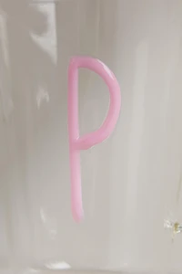 BOROSILICATE MUG WITH INITIAL