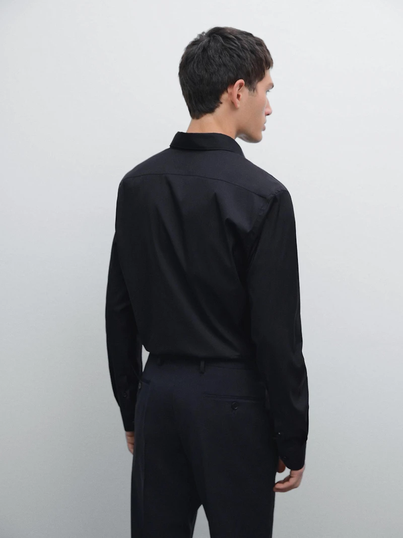 Slim fit stretch shirt