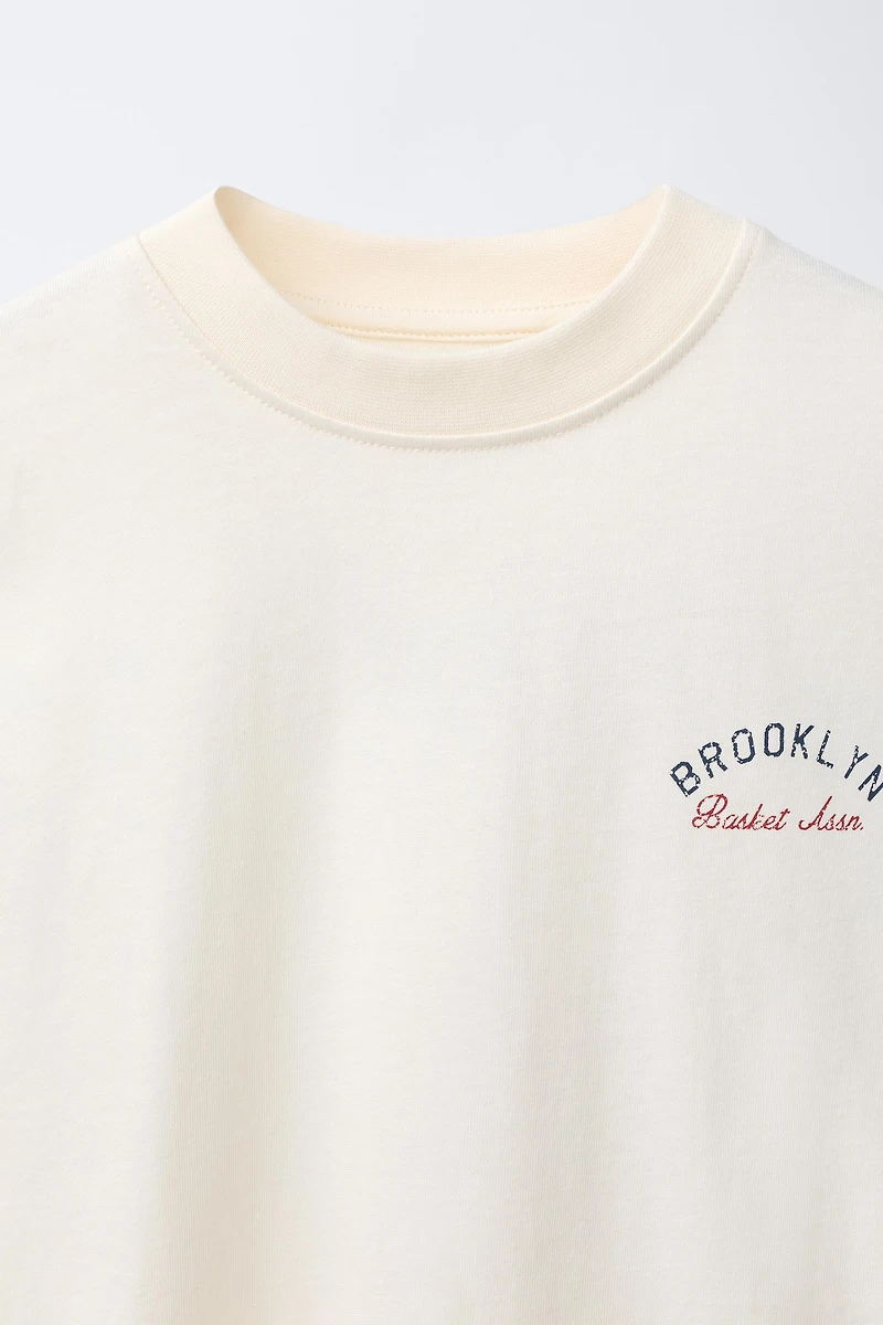 T-SHIRT JOGGING IMPRIMÉ BROOKLYN