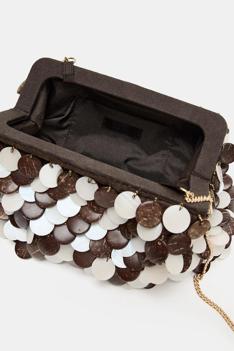 APPLIQUÉ POUCH BAG