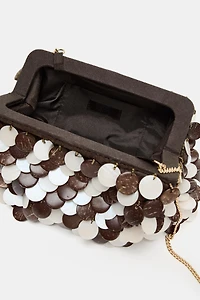 APPLIQUÉ POUCH BAG