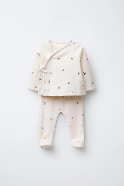 FAWN T-SHIRT AND LEGGINGS SET