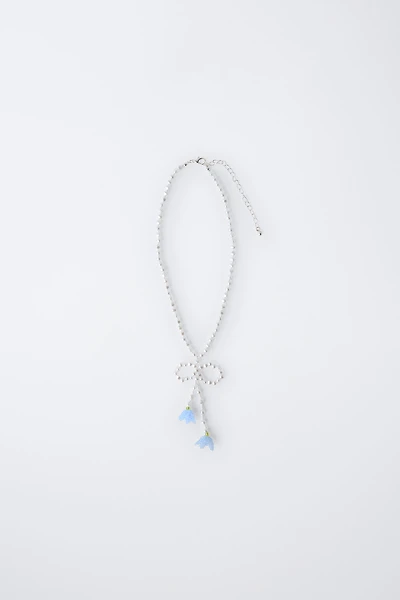 PEARL FLOWER BEAD NECKLACE