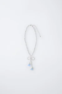 PEARL FLOWER BEAD NECKLACE