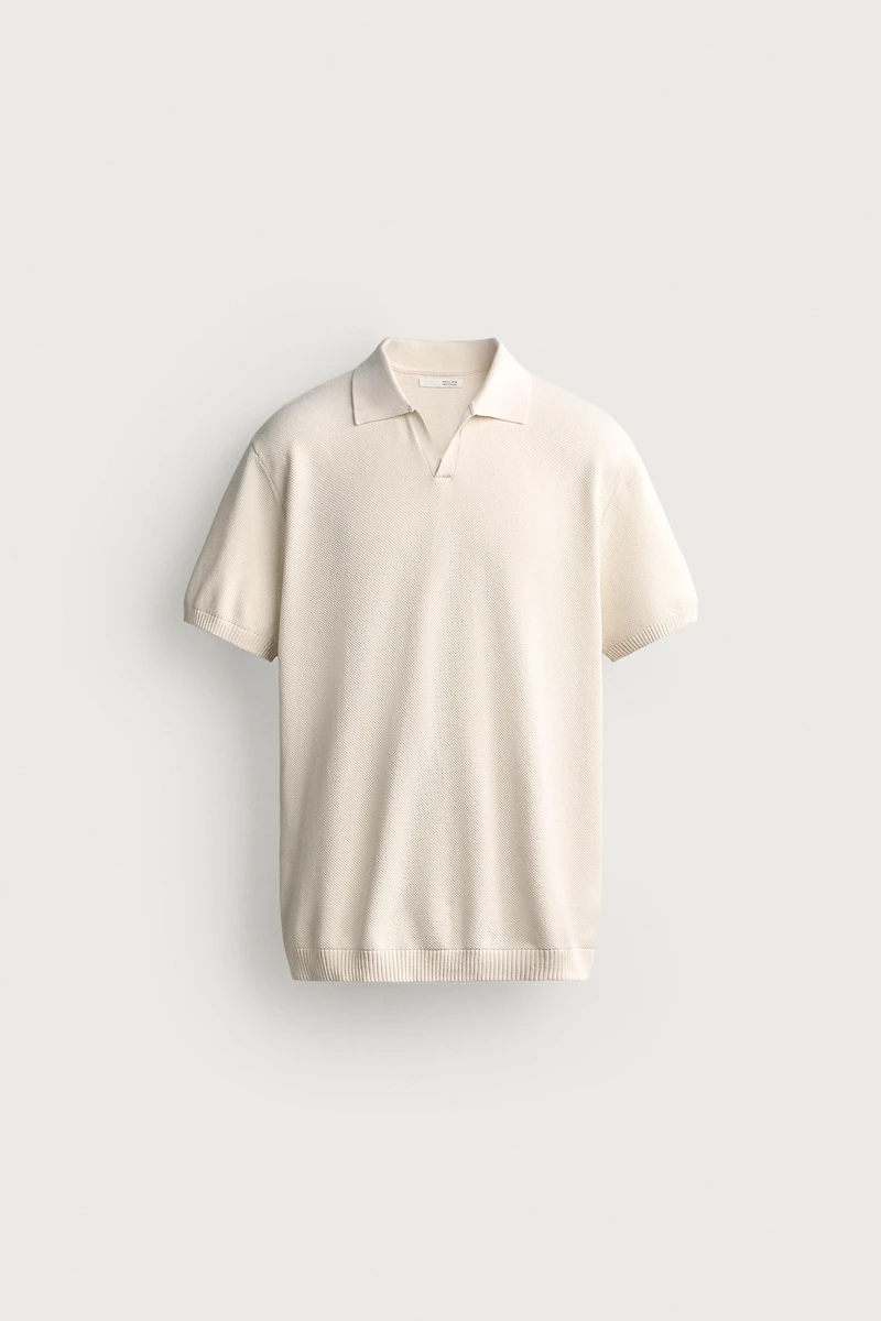 POLO EN MAILLE STRUCTURÉ REGULAR FIT