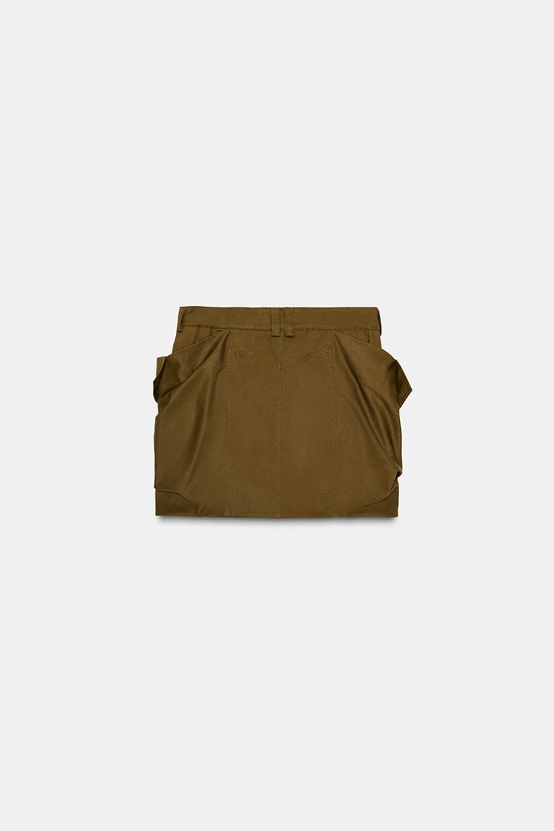 ZW COLLECTION CARGO MINI SKIRT