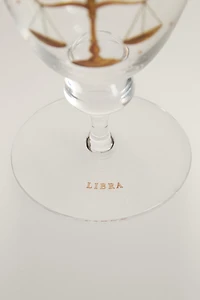 LIBRA ZODIAC GLASS | MARISA BERENSON