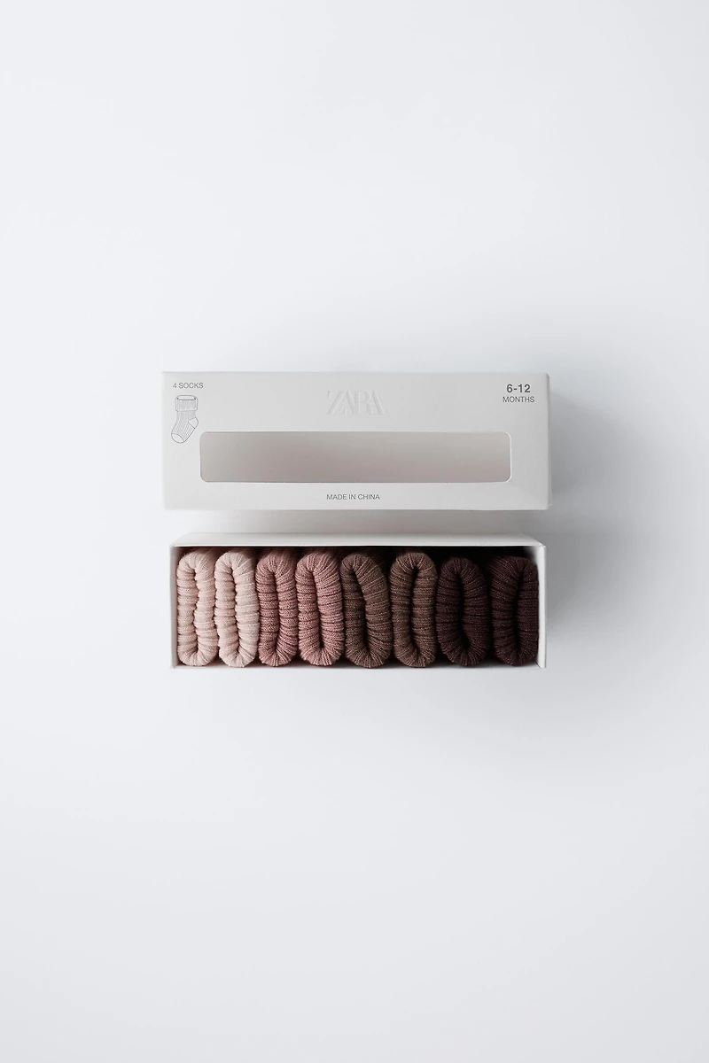 FOUR-PACK OF SOCKS A BOX