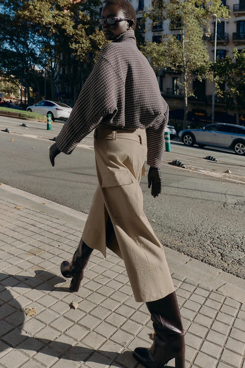 HOUNDSTOOTH PADDED BOMBER JACKET