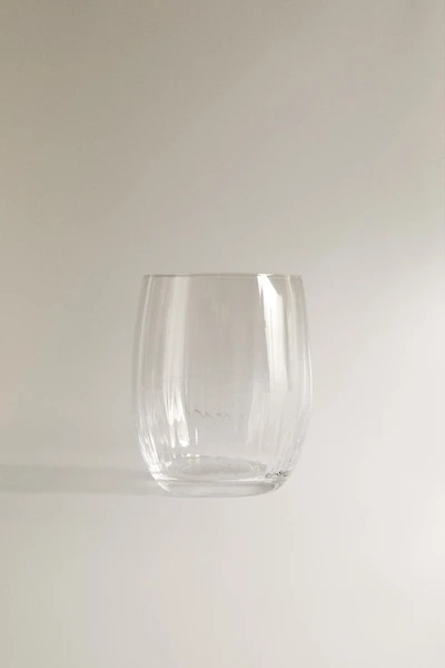 BOHEMIA CRYSTAL TUMBLER WITH LINES