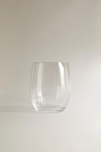 BOHEMIA CRYSTAL TUMBLER WITH LINES