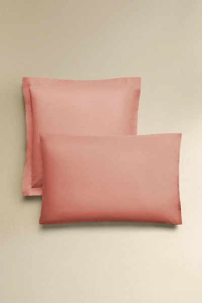 PERCALE COTTON PILLOWCASE ( THREAD COUNT