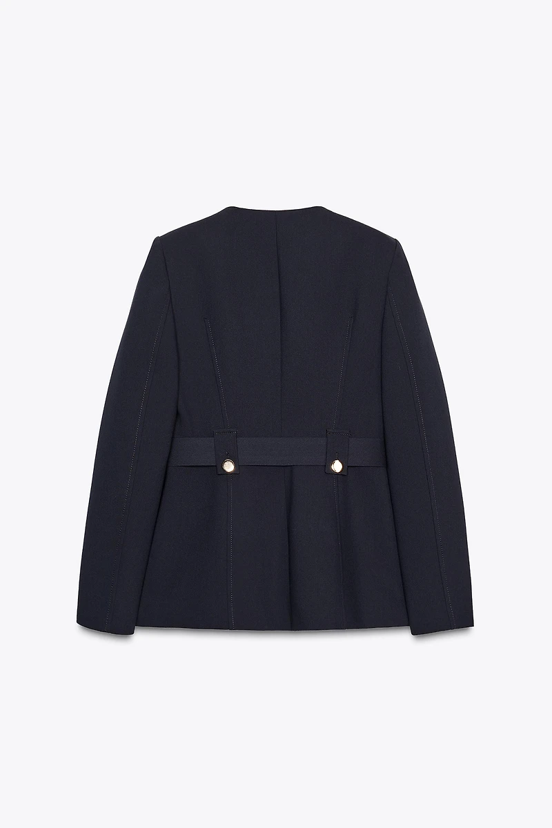 BLAZER TAILLÉE CEINTURÉE