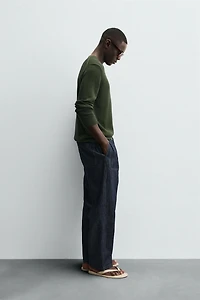 COTTON V-NECK SWEATER