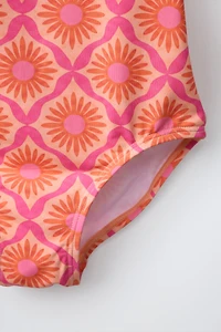 1-6 YEARS / SUN PRINT SWIMSUIT