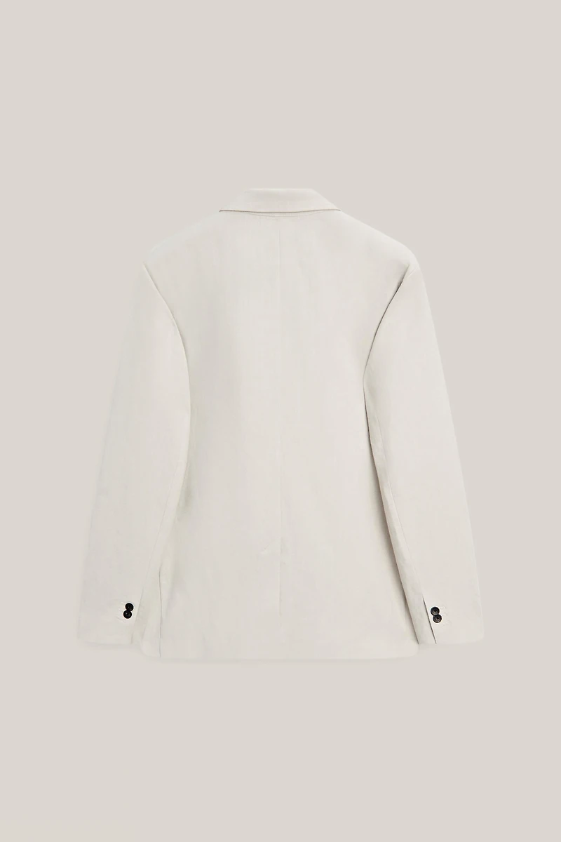 100% linen suit blazer with pocket details - LIMITED EDITION