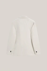 100% linen suit blazer with pocket details - LIMITED EDITION