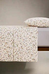 FLORAL PRINT DUVET COVER