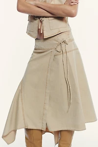 ASYMMETRIC WRAP SKIRT