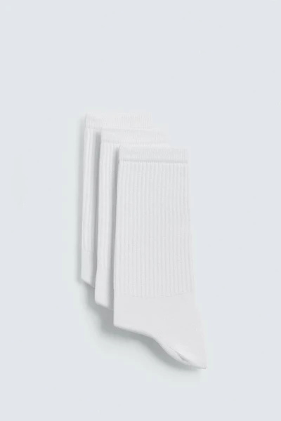 LOT DE 3 PAIRES CHAUSSETTES BASIQUES CÔTELÉES