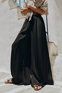 FLOWY WIDE LEG PANTS