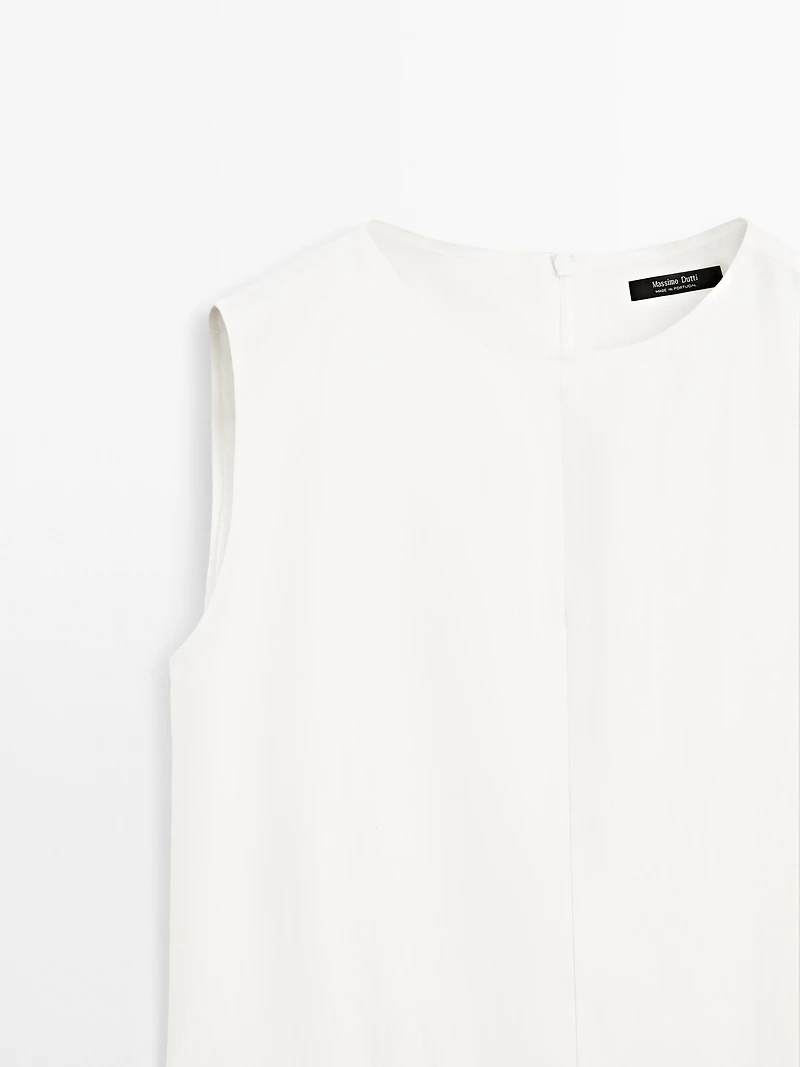 Robe midi avec ceinture