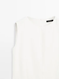 Robe midi avec ceinture