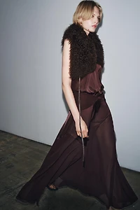 LONG COMBINATION DRESS