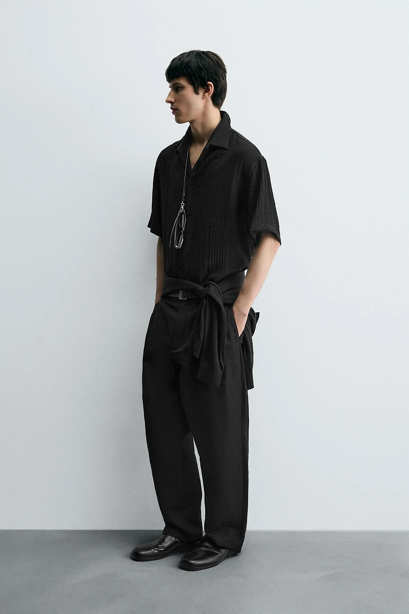 FLUID TEXTURED SHIRT
