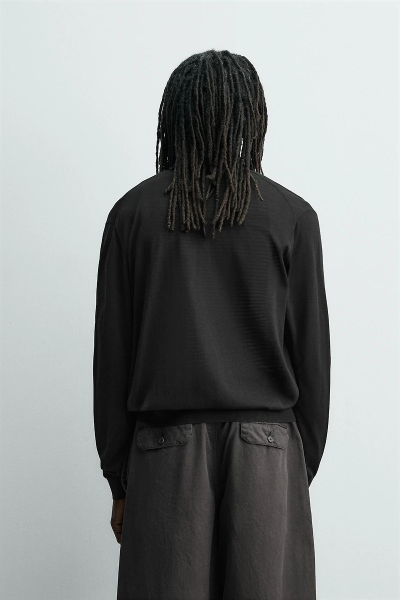 100% SILK CARDIGAN AARON LEVINE X ZARA