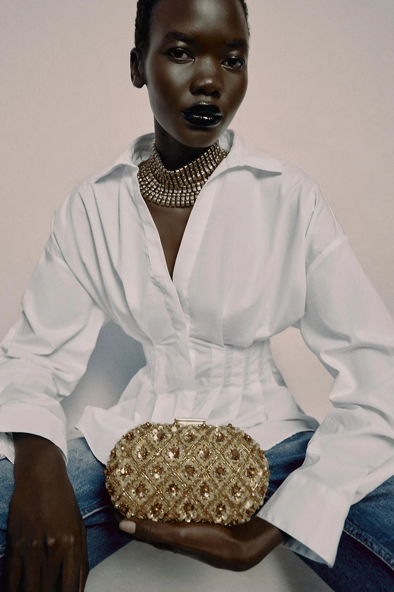 BEADED CLUTCH