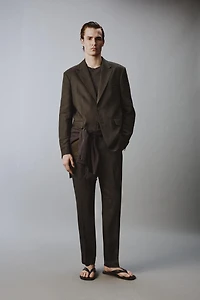 100% LINEN SUIT PANTS