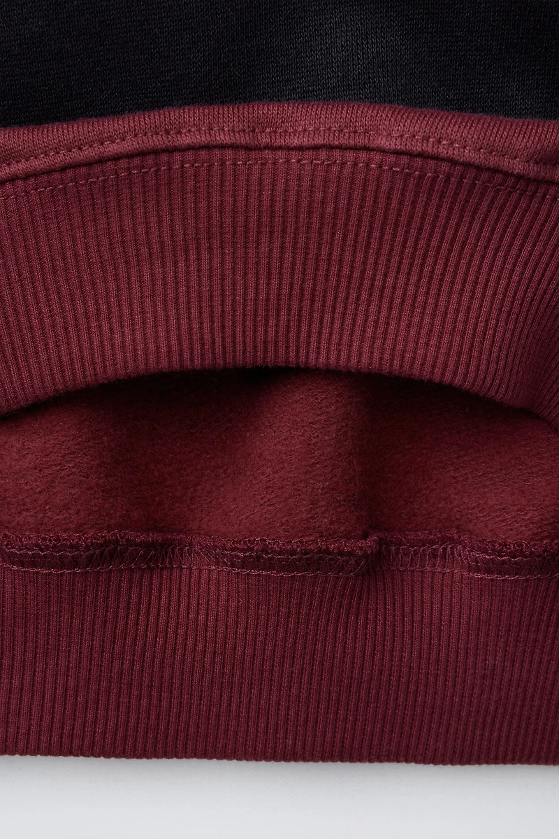 STRIPED CHERRY SWEATSHIRT