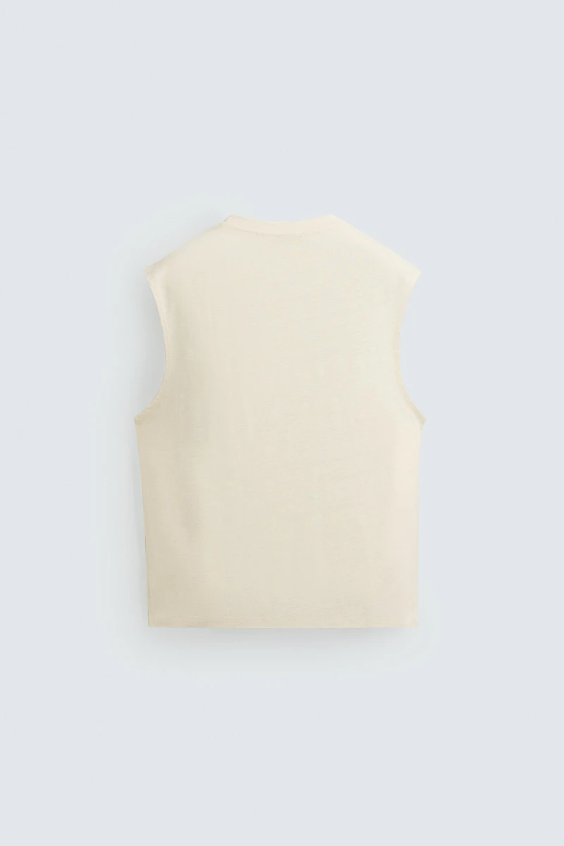 100% LINEN TANK TOP