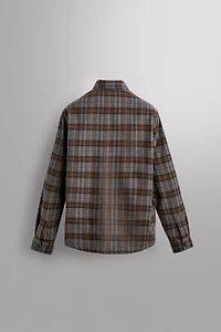 PLAID LYOCELL - WOOL SHIRT