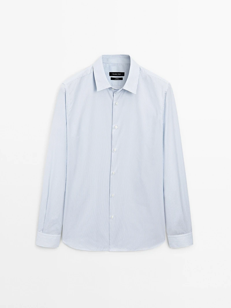 Slim fit striped shirt