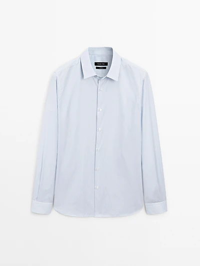 Slim fit striped shirt