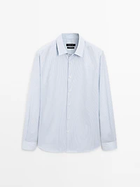 Slim fit striped shirt