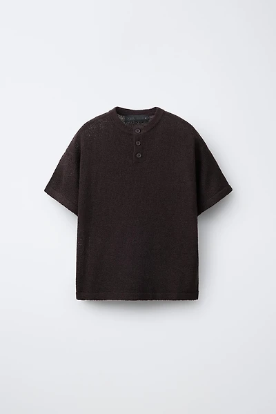 RUSTIC KNIT T-SHIRT