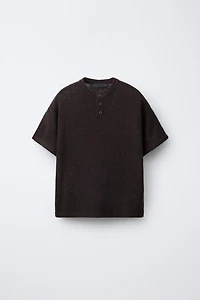 RUSTIC KNIT T-SHIRT