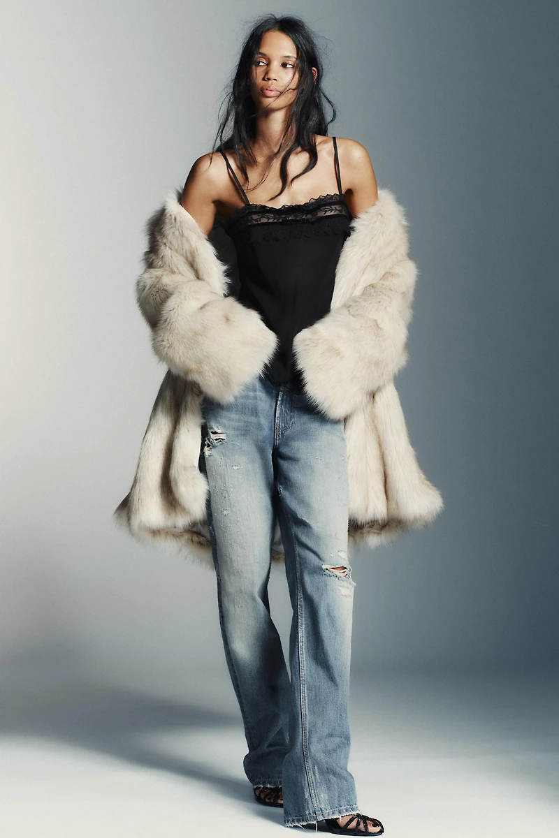 TOP EN CRÊPE GEORGETTE À NŒUDS