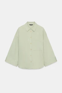 CHEMISE OVERSIZE MANCHES AMPLES