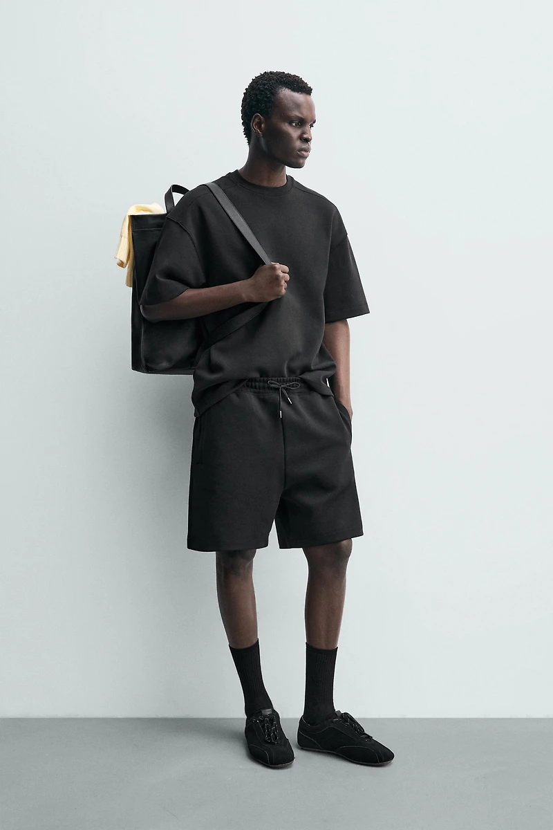 RELAXED FIT INTERLOCK SWEATSHIRT