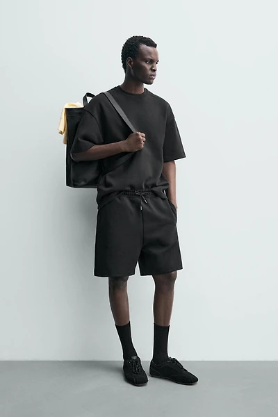 RELAXED FIT INTERLOCK SWEATSHIRT
