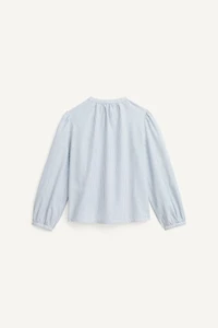 LIMITED EDITION STRIPED SHIRT WITH RUFFLE TRIM