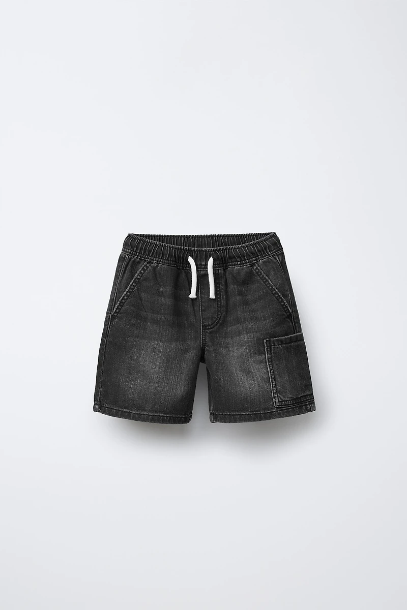 FLOWY DENIM SHORTS