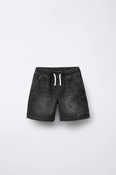 FLOWY DENIM SHORTS