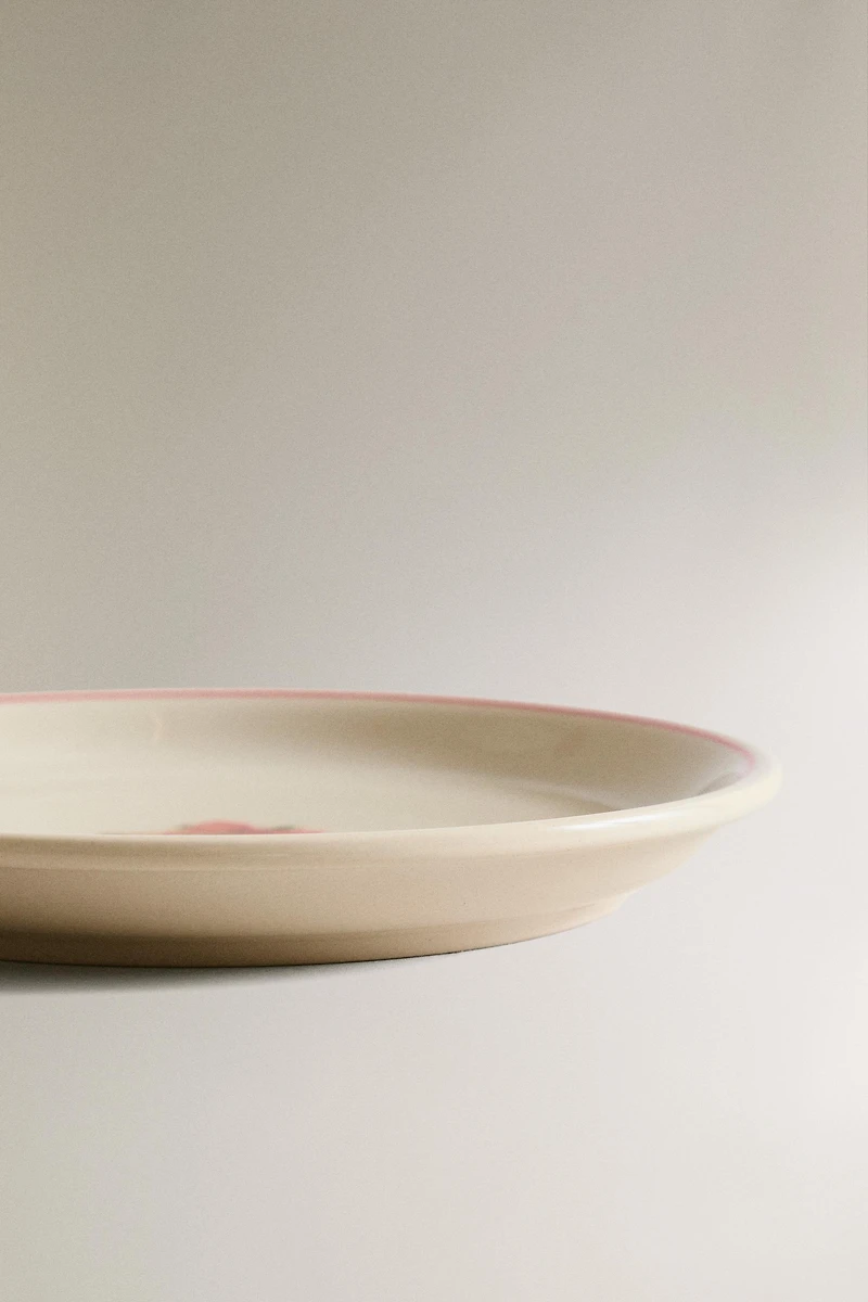 ASSIETTE À PAIN GRÈS MOTIF NOËL