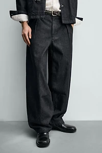 PANTALON CHINO BARREL FIT EN DENIM